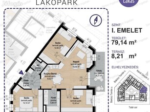 Levendula lakópark - 1. emelet 110 lakás