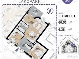 Levendula lakópark - 2. emelet 209 lakás