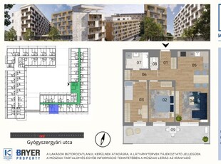 Eladó téglalakásBudapest, X. kerület, Felsőrákos, Gyógyszergyári út 6-12, 1. emelet