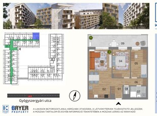 Eladó téglalakásBudapest, X. kerület, Felsőrákos, Gyógyszergyári út 6-12, 1. emelet