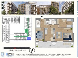 Eladó téglalakásBudapest, X. kerület, Felsőrákos, Gyógyszergyári út 6-12, 4. emelet