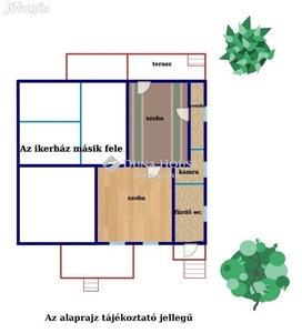 Gödi 60 nm-es ház eladó - Alsógöd, Göd, Pest - Sorház/ikerház/házrész