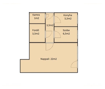 Tatabánya, ingatlan, lakás, 43 m2, 23.000.000 Ft