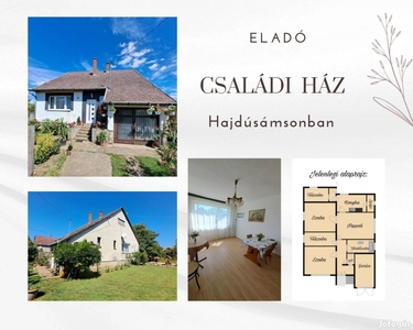 Eladó családi ház Hajdúsámsonban - Hajdúsámson, Hajdú-Bihar - Ház