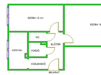 ELADÓ Bp. XV. kerületben, Újpalota szívében egy nagyon jó állapotú, 47 nm-es, 2 szobás lakás.