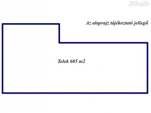 Eladó 605 nm-es telek Cegléd