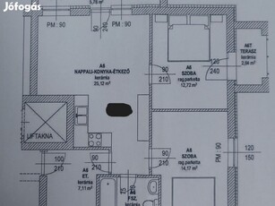 68 nm-es lakás eladó Velence