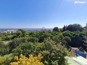 Eladó örök panorámás, teraszos, nagy erkélyes, 7 szobás családi ház Re