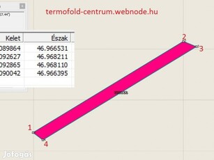 Tiszakécskén 5782 nm-es szántó, 1/1-es, eladó