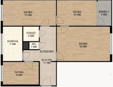 Szeged, ingatlan, lakás, 72 m2, 38.900.000 Ft