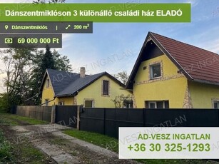 Eladó családi házDánszentmiklós