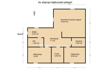 Eladó téglalakásGyőr, 1. emelet