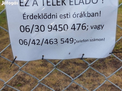 Felleg utcában 2500 nm 40% - ban beépíthető telek eladó