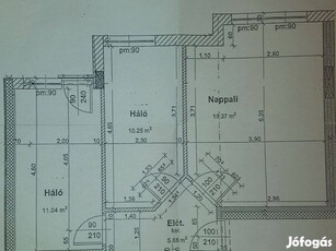 Eladó újszerű 3 szobás lakás- Nappali + 2 háló