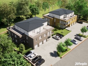 Új építésű Penthouse lakás az erdőszéli Rózsakert Lakóparkban! -