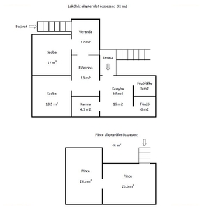 Verpelét, ingatlan, ház, 92 m2, 23.500.000 Ft