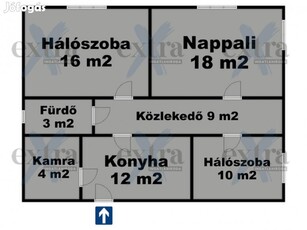 Szegeden, Baktóban, felújítandó Kádárkocka típusú Családi ház Eladó!