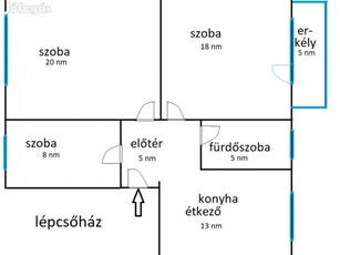 XIV. Kerület, Kerékgyártó utca, 69 m2-es, 1. emeleti, társasházi lakás