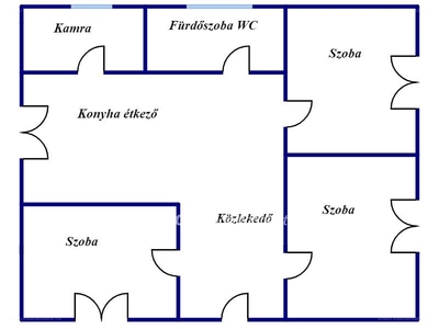 Nyírbogdány, ingatlan, ház, 87 m2, 17.000.000 Ft