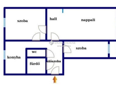 Eladó átlagos állapotú panel lakás - Tatabánya