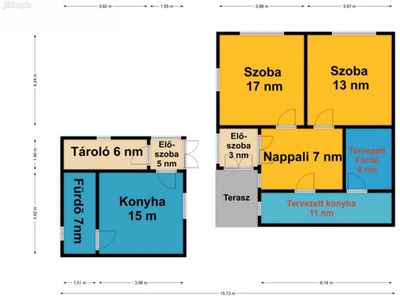 Komfortos felújítandó családi ház Jászalsószentgyörgy központjában - Jászalsószentgyörgy, Jász-Nagykun-Szolnok - Ház