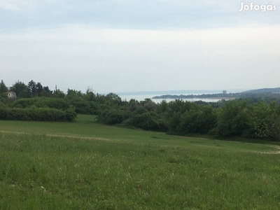 Balatonfűzfő balatoni részpanorámás telek kedvező áron eladó!