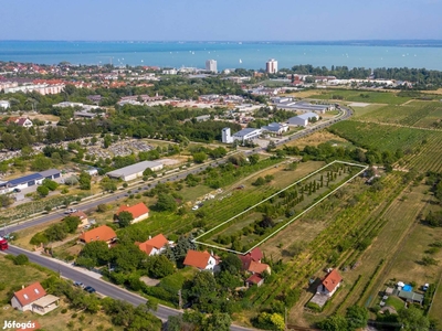 Balatonfüreden panorámás építési telek - Balatonfüred, Veszprém - Telek, föld