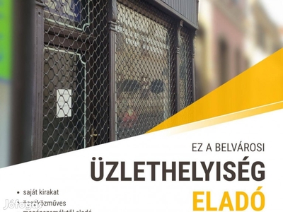 Pécs belvárosi üzlethelyiség eladó a Király uctában