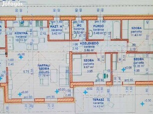 Monor Telepi részén Új Építésű társasházi lakás épül 600 m2 telekkel