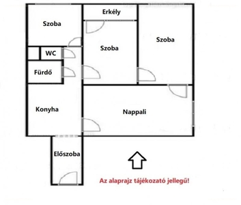 Újszeged, Szeged, ingatlan, lakás, 68 m2, 38.499.990 Ft