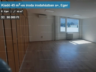 Kiadó irodahelyiség irodaházban - Eger, Cifrakapu utca