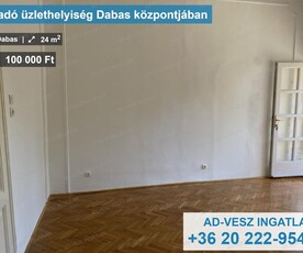 Kiadó üzlethelyiség - Dabas