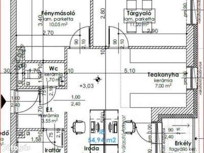 Eladó 57 nm-es lakás Győr