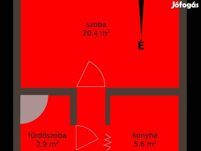 Állomás környékén első emeleti lakás eladó