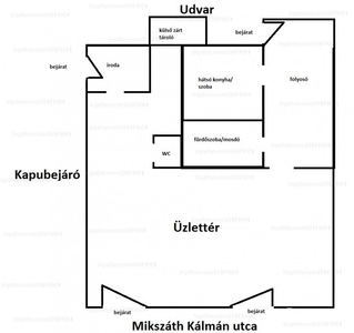 Kiadó utcai bejáratos üzlethelyiség - Szeged, Mikszáth Kálmán utca