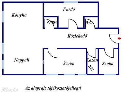 Eladó 73 nm-es lakás Győr