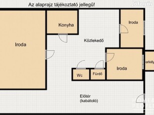 Eladó 86 nm-es Iroda, irodaház Szeged Makkosház