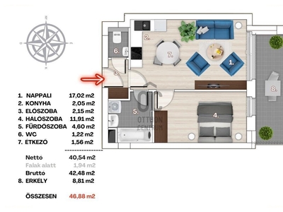 Angyalföld, Budapest, ingatlan, lakás, 42 m2, 63.900.000 Ft