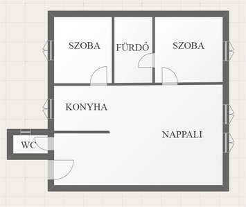 Miskolc, ingatlan, lakás, 74 m2, 37.000.000 Ft