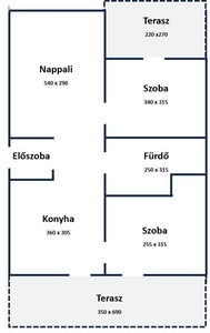 Sajószentpéter, ingatlan, lakás, 65 m2, 29.900.000 Ft