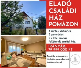 Eladó családi ház Pomáz