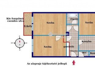 Eladó téglalakásBudapest, XIII. kerület, Visegrádi utca, 6. emelet