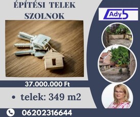 Eladó telekSzolnok