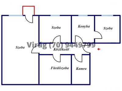 Debrecen, ingatlan, lakás, 51 m2, 34.900.000 Ft