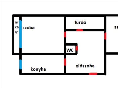 Eladó részlegesen felújított panel lakás - Békéscsaba