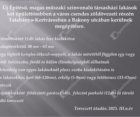 Eladó új építésű lakás - Tatabánya