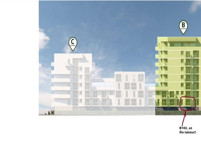 2024-es átadással 899.000Ft-ért A++ energetikai 2 szobás erkélyes 1.em - XIX. kerület, Budapest - Lakás