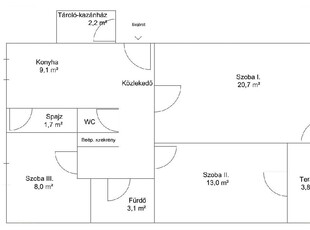 Felsőbük, Bük, ingatlan, lakás, 63 m2, 31.500.000 Ft