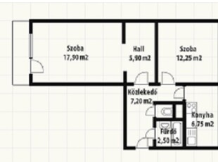 Derkovits-lakótelep, Szombathely, ingatlan, lakás, 54 m2, 120.000 Ft