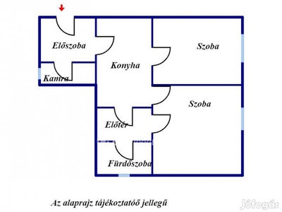 Eladó 65 nm-es ház Szolnok